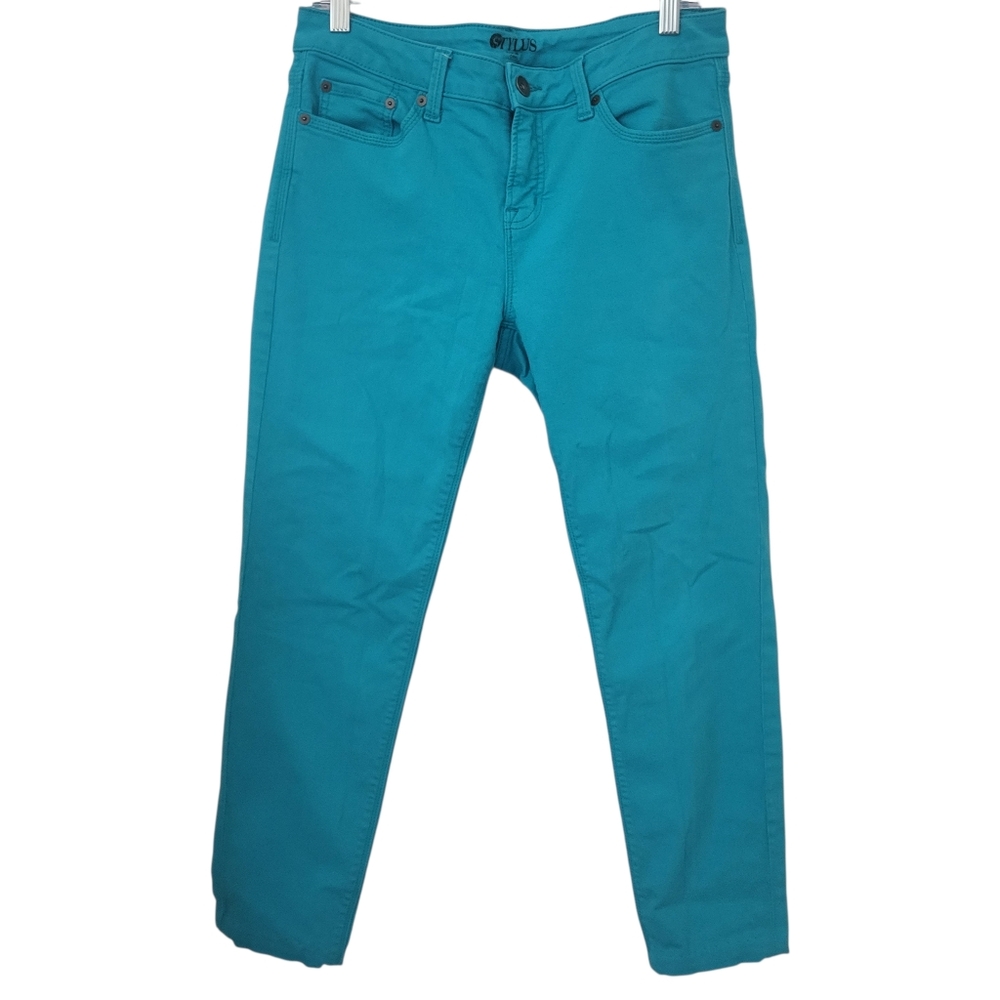Stylus Skinny Ankle Jeans Teal sz 30/10
